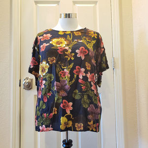 NWT Junarose Flutter Sleeve Blouse Dia & Co